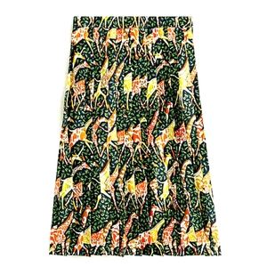 J.Crew Pleated Midi Skirts in Girrafe NWT